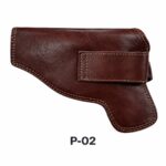 Handmade Genuine Leather Concealed Carry Pistol Holster (P-02)