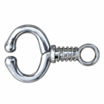 Spring-Loaded Stainless Steel Bull Nose Ring / Self-Locking Cattle Nose Holder