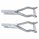 Stainless Steel Veterinary Ear Notcher Set / Livestock Identification Pliers