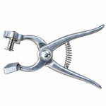 Stainless Steel Veterinary Ear Tag Pliers / Universal Livestock Ear Tagger Applicator