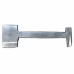 Heavy-Duty All-Steel Farrier Driving Hammer / Solid Steel Blacksmithing Hammer