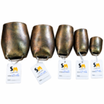 Rustic Barrel-Shaped Antique Copper Livestock Cow Bell Series Set