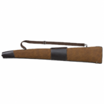Heritage Distressed Leather Shotgun Slip Case with Pocket