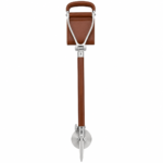 Heritage Leather-Wrapped Field Shooting Stick Seat