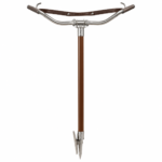 Heritage Leather & Stainless Steel Field Shooting Stick Seat