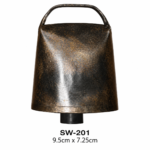 Rustic Antique Bronze Swiss/Alpine Cowbell (Model SW-201)
