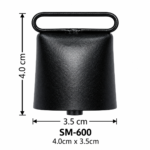 Matte Black Finish Steel Alpine / Cowbell (Model SM-600)
