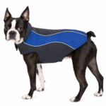 Premium Blue & Black Reflective Dog Jacket
